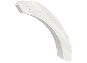 4018211006199 - SKAN HOLZ Rundes Kopfband 8 x 55 x 75 cm lasiert in Weiß