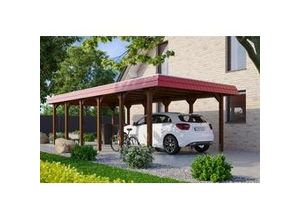 4018211009640 - SKAN HOLZ Carport Spreewald 396 x 893 cm mit Aluminiumdach