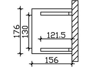 4018211016143 - SKAN HOLZ Vordach Potsdam Typ 1 176 x 156 cm lasiert in Eiche hell