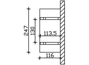 4018211016419 - SKAN HOLZ Vordach Siegen Typ 4 247 x 116 cm lasiert in Eiche hell