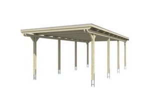 4018211022373 - SKAN HOLZ Carport Emsland 404 x 846 cm mit Aluminiumdach