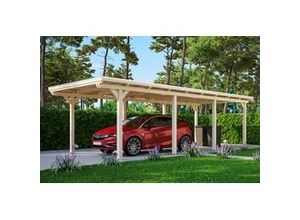 4018211022724 - SKAN HOLZ Carport Emsland 354 x 846 cm mit EPDM-Dach natur