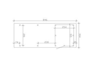 4018211022793 - SKAN HOLZ Carport Emsland 354 x 846 cm mit EPDM-Dach mit Abstellraum