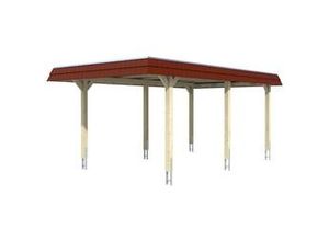 4018211023301 - SKAN HOLZ Carport Wendland 362 x 628 cm mit Aluminiumdach