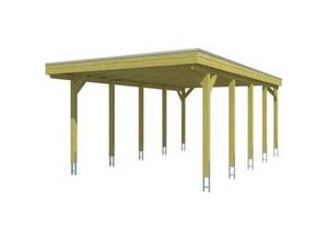 4018211026524 - SKAN HOLZ Carport Friesland 397 x 708 cm mit Aluminiumdach