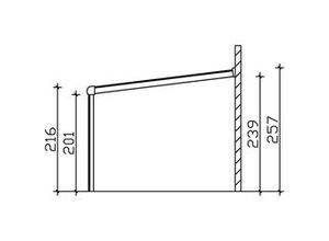 4018211028320 - SKAN HOLZ Terrassenüberdachung Garda 648 x 307 cm Aluminium Anthrazit