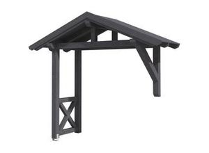 4018211029501 - SKAN HOLZ Vordach Stralsund Typ 3 289 x 116 cm lasiert in Schiefergrau