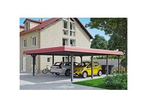 4018211031931 - SKAN HOLZ Carport Wendland 630 x 879 cm mit EPDM-Dach