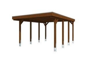 4018211033805 - SKAN HOLZ Carport Friesland 397 x 555 cm mit EPDM-Dach