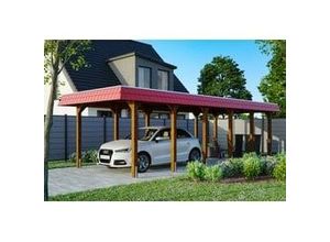 4018211034192 - SKAN HOLZ Carport Spreewald 345 x 893 cm mit EPDM-Dach