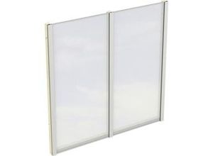 4018211210503 - SKAN HOLZ Seitenwand m Polycarbonatplatten 193 x 200 cm Fichte natur