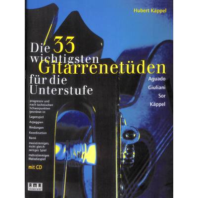 4018262101829 - Die 33 wichtigsten Gitarrenetüden