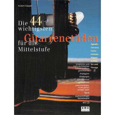 4018262101911 - Die 44 wichtigsten Gitarrenetüden