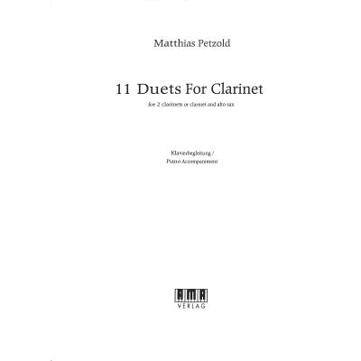 4018262104837 - 11 Duets for clarinet