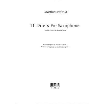 4018262104844 - 11 Duets for saxophone