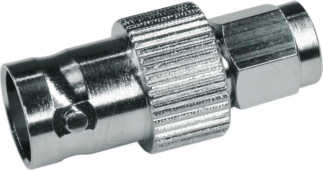4018359107062 - TG 100023643 - Adapter BNC-Buchse SMA-Stecker 4018359107062 - TG 100023643 - Adapter BNC-Buchse SMA-Stecker