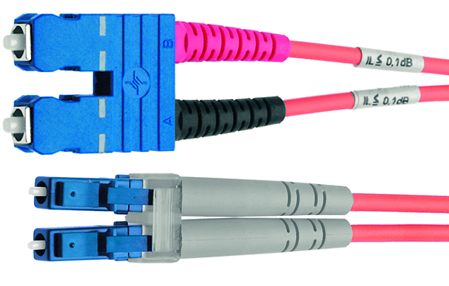 4018359357825 - L00891C0042 Glasfaser LWL Anschlusskabel [1x SC-Stecker - 1x LC-Stecker] 50 125 µ Multimode OM3 200 m