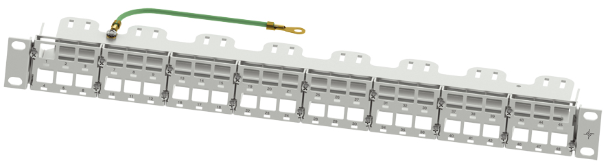 4018359427894 - Telegärtner 19 Modulträger für 48 AMJ-S Module 1 HE