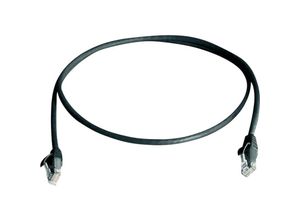 4018359429539 - L00000A0297 RJ45 Netzwerkkabel Patchkabel cat 6 u utp 100 m Schwarz Flammwidrig Halog - Telegärtner