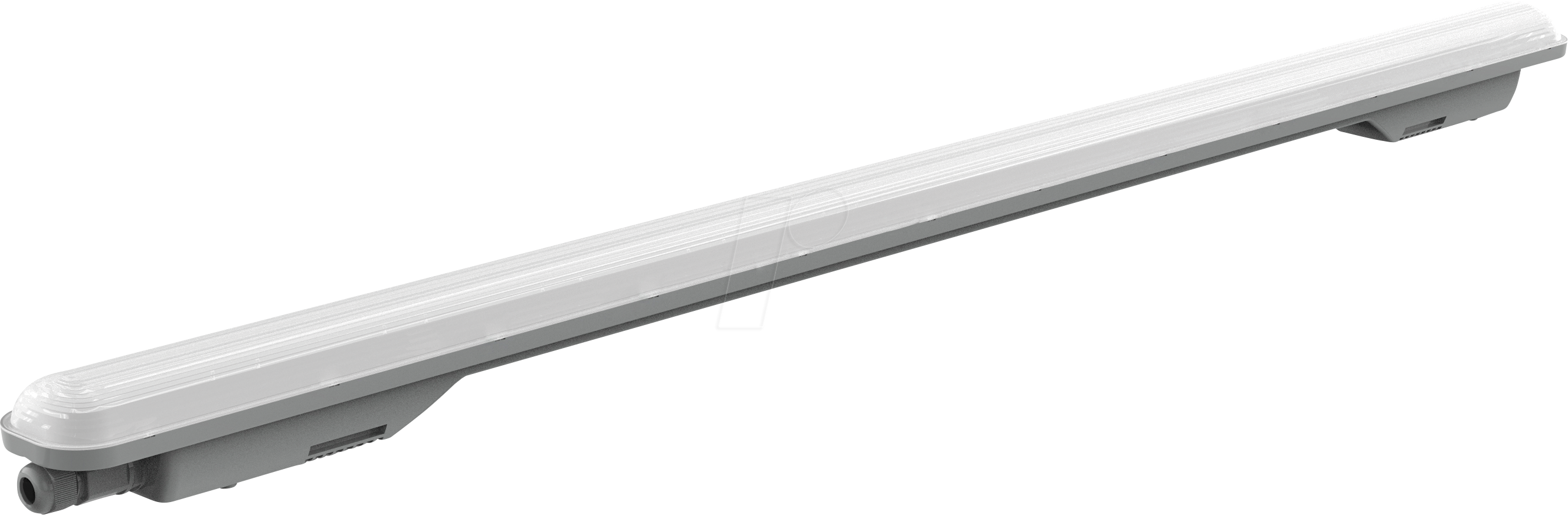 4018412682796 - Müller-Licht Aquaprofi 120 Feuchtraum-Wannenleuchte LED LED 316 W Neutralweiß Grau (matt) Weiß