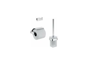 4018445082730 - Loft WC-Set Papierhalter mit Deckel chrom 059800100 - 059800100 - Emco