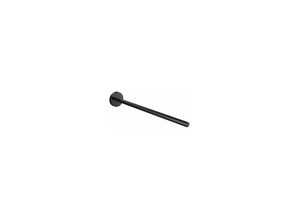 4018445121989 - Round Handtuchhalter 1-armig starr 300mm 4350 Farbe Schwarz - 435013330 - Emco