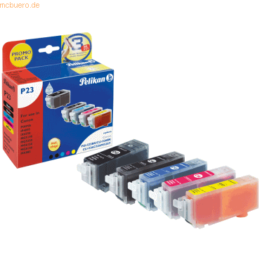 4018474107527 - Pelikan Patrone Canon P23 PGI525 CLI526 Multipack Promopack kompatibel