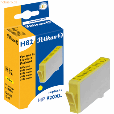 4018474108968 - Tintenpatrone 4108968 H82 wie HP 920XL 13ml gelb