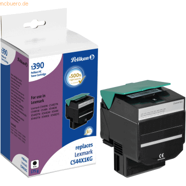 4018474231925 - 1390B - Schwarz - kompatibel - Tonerpatrone - für Lexmark C544dn C544dtn C544dw C544n X544dn X544dn RCS X544dtn X544dw X544n