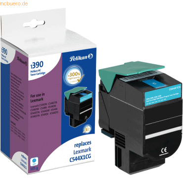 4018474231932 - Toner-Kartusche kompatibel mit Lexmark 544X1CG cyan Typ 1390C