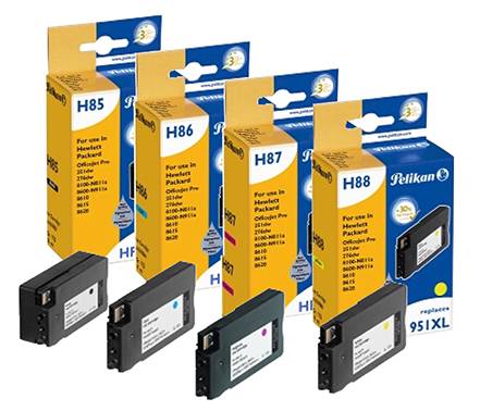 4018474950963 - Pelikan Patrone HP 950XL 951XL Multi-Pack B C M Y remanufactured 4018474950963 - Pelikan Patrone HP 950XL 951XL Multi-Pack B C M Y remanufactured