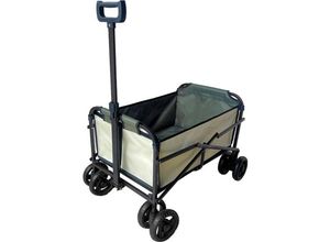 4018501100712 - Outdoor active Bollerwagen beige olivgrün 77x53x92 cm