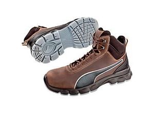 4018623901143 - Sicherheitsschuh Puma® Safety Condor Brown Mid S3 ESD SRC EN ISO 203452011 FAP®-Durchtrittschutz Stahlkappe knöchelhoch braun-schwarz Größe 39