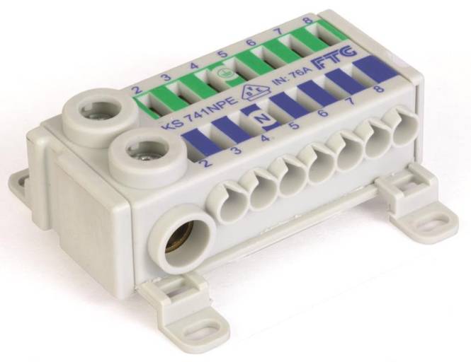 4018841288200 - FTG K00KS741NPE ECB Klemmleiste KS741NPE 6qmm berührungssicher 1p