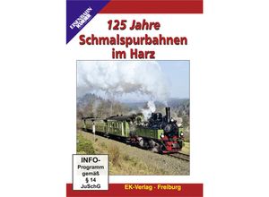 4018876082903 - 125 Jahre Schmalspurbahnen im Harz 1 DVD (DVD)