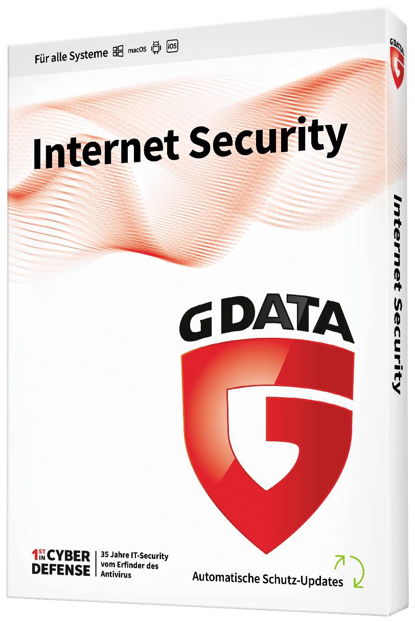 4018931735850 - G-Data Internet Security Vollversion 3 Lizenzen Windows Mac Android iOS Antivirus Sicherheits-Software 4018931735850 - G-Data Internet Security Vollversion 3 Lizenzen Windows Mac Android iOS Antivirus Sicherheits-Software