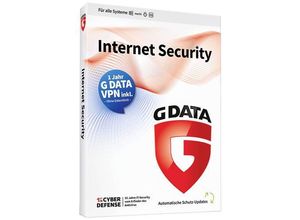 4018931737830 - G-Data Internet Security + VPN Sonderedition Jahreslizenz 3 Lizenzen Android iOS Mac Windows Antivirus Sicherheits-Software