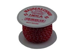 4018945108046 - Heka Werkzeuge GmbH Maurerschnur (N) 10 mm x 50 m weiß rot