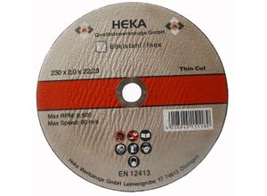 4018945151189 - Heka Werkzeuge GmbH Trennscheibe Edelstahl 230x20x22