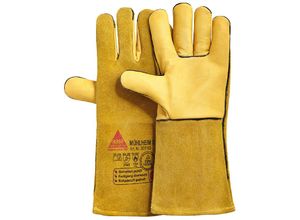 4018949311121 - Hase Safety Gloves - Hase Arbeitshandschuhe   Schweißerhandschuhe Mühlheim ii Super Gelb Gr Gr 12 - Gelb