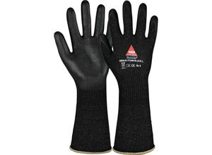 4018949851030 - Hase Safety Gloves - Hase Schnittschutzhandschuh Genua Foam Black Long Gr9