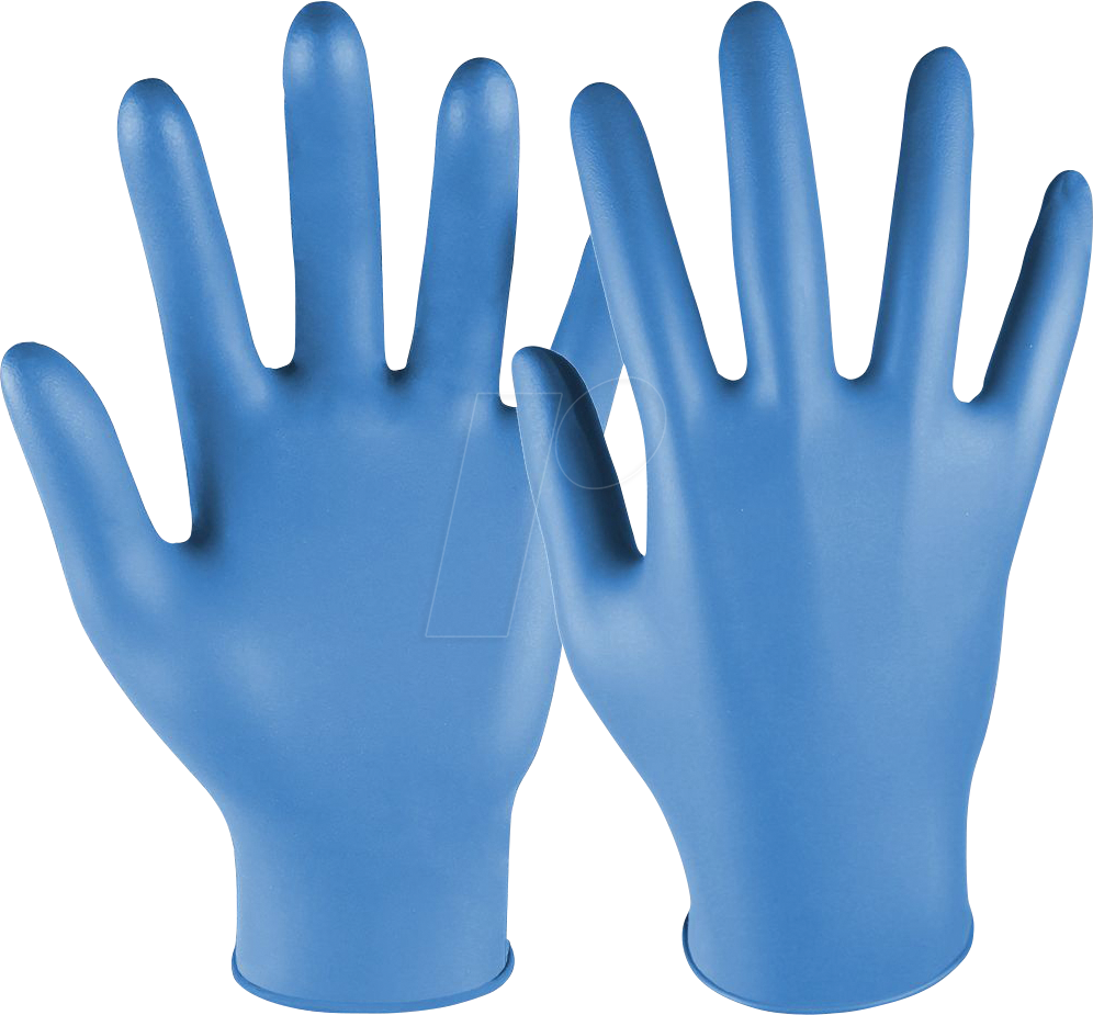 4018949946095 - Hase Safety Gloves - Einweghandschuhe aus Nitril en 374-1 en 420 Größe 9 100 Stück