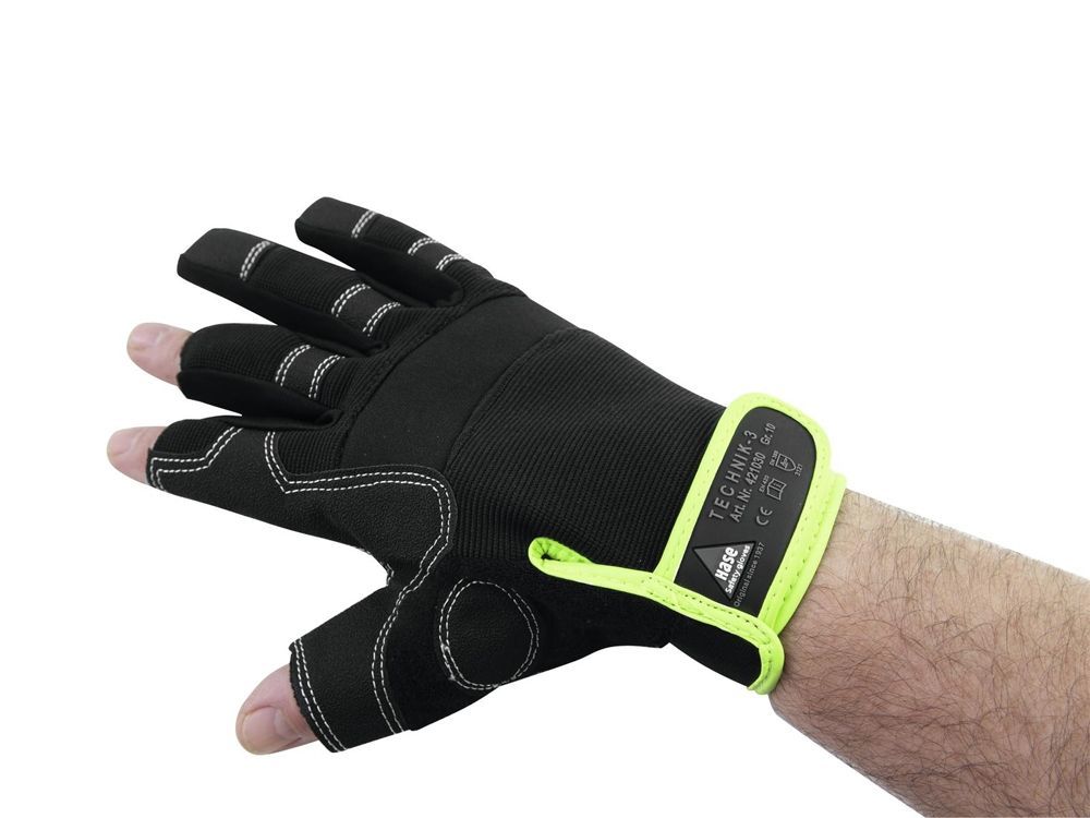 4018949989092 - Technik 3-Finger Handschuhe Größe 9 10 Paar 4018949989092 10 Stück