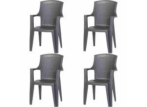 4019111032929 - PROGARDEN Eden SET 4x St-Sessel anthrazit