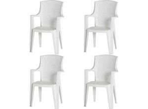 4019111032950 - PROGARDEN Eden SET 4x St-Sessel weiß