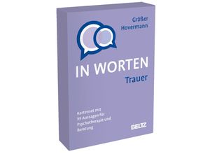 4019172100704 - Trauer in Worten 99 Karten - Melanie Gräßer Eike Hovermann Box