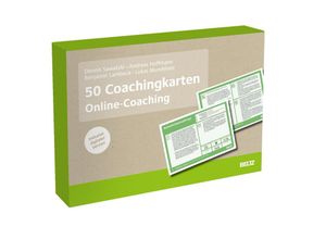 4019172300265 - 50 Coachingkarten Online-Coaching m 1 Beilage m 1 E-Book - Dennis Sawatzki Andreas Hoffmann Benjamin Lambeck Box