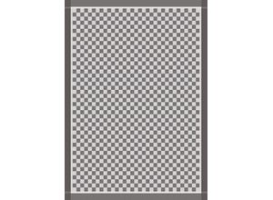 4019183168366 - ROSS Geschirrtuch SUPERIOR KARO (BL 50x70 cm) BL 50x70 cm grau