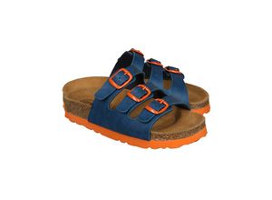 4019335379367 - LICO - Pantoletten BIOLINE KIDS in marine orange Gr28