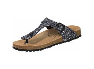 4019335542839 - LICO Zehenstegpantolette Bioline Glisto in mittelgrau Sandalen für Damen